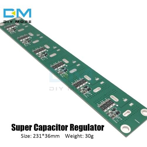 Single Row Super Farad Capacitor Balancing Protection Board 2.5V 2.7V 2.85V 3V 360F 400F 500F 700F Capacitor Protection Board