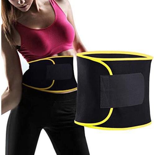 Sweet Sweat Waist Trimmer Shape Belt Belly Tightening Weightloss Slimming Sheath Corset Waist Trainer Body Shaper Tummy Slimming