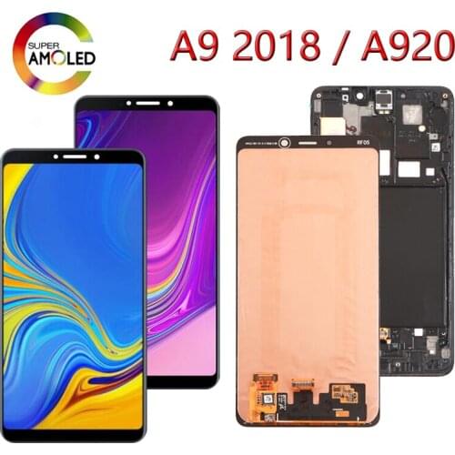 6.3'' Super AMOLED A920 LCD Display For Samsung Galaxy A9 2018 Lcd A920 Touch Screen Digitizer Assembly Repair Parts