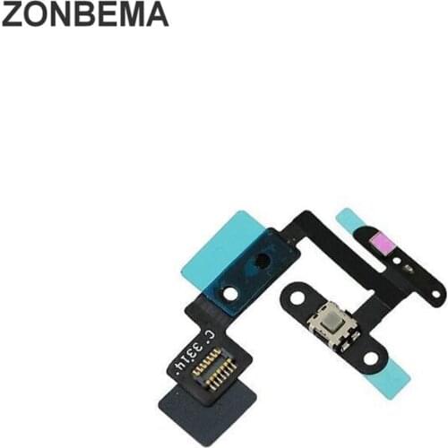 ZONBEMA 50pcs/lot Power Button On Off Volume Control Flex Ribbon Cable Part For iPad mini 4