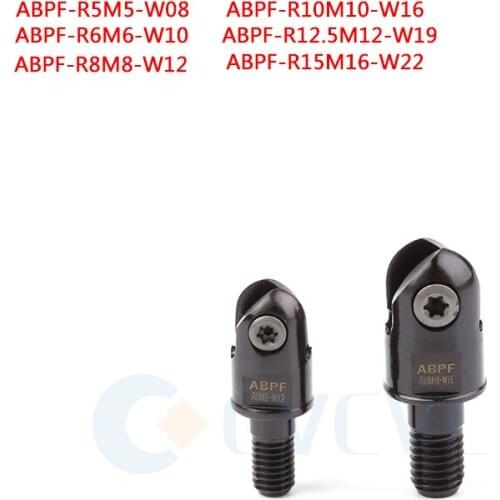 1Pcs ABPF-R5M5-W08 ABPF CNC Lathe Machine Tool Spherical Milling Head Efficient Earthquake Resistance Adaptation ZDFG Blade Tool