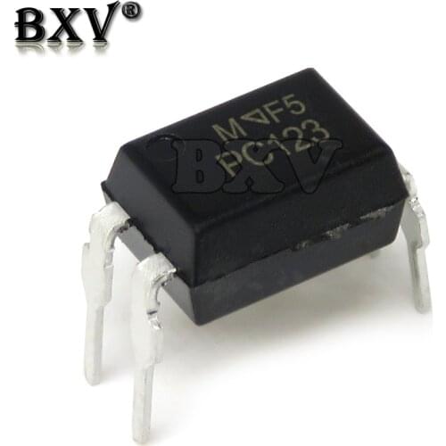 10PCS PC123 DIP4 Transistor output optocouplers Photocoupler Lead Free new original