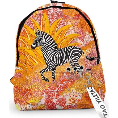 2020 Personalized horse Backpacks Men Women Harajuku Travel Bags 3D Print Teenage Notebook Backpack Bag