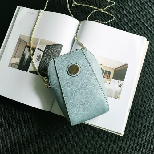 2021 New Design Small Mini Bag Exquisite Female Leather Crossbody Phone Bag Fashion Phone Bucket Bag For Woman