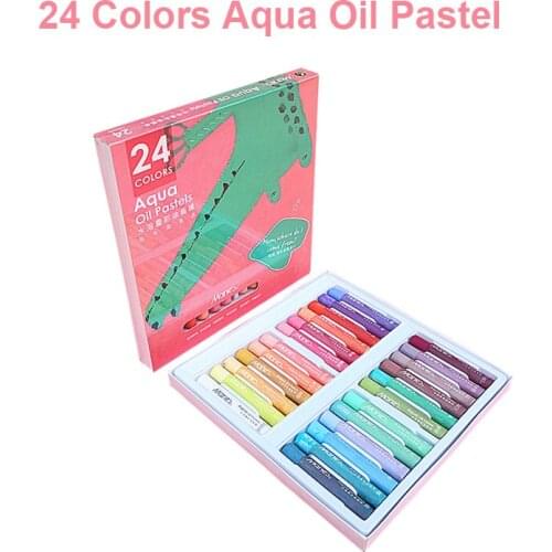 24 Colors Professional Oil Pastel Art Drawing Color Crayon Soft Dry Pastel For Artist Student Graffiti Painting Drawing