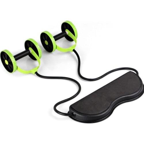 Ab Roller Wheel with Mat Abdominal Trainer Wheel Arm Waist Leg Exercise Multi-functional Fitness Equipment Exercise Unisex