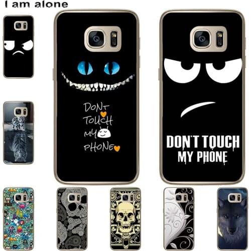 Phone Cases For Samsung Galaxy S5 S6 S6 Edge S7 S7 Edge Mobile Bags Cute Fashion Cartoon Printed Free shipping