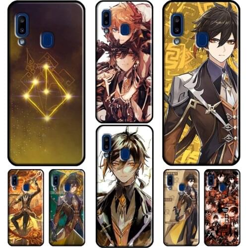 Zhongli Genshin Impact For Samsung Galaxy A52 A72 A20e A21S A50 A70 A01 A11 A12 A42 A31 A41 A51 A71 A32 Phone Case