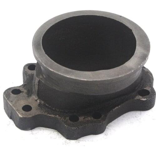 Cast Iron 8 Point 3" V-band Flange Adapter For T25 T28 GT25 Turbo Charge Downpipe