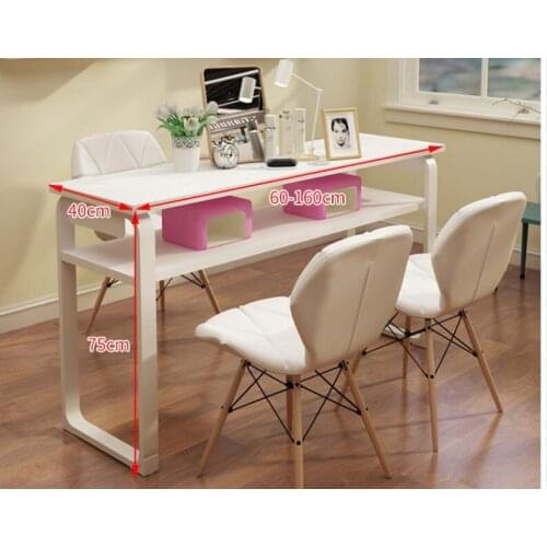 Economical single double three person European style manicure table light luxury manicure table