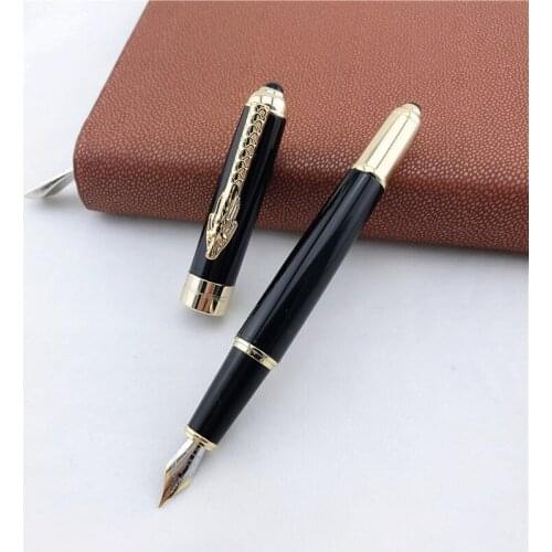 JINHAO luxury fountain pen promotion metal ink pens school stationery business gift father friend present 002