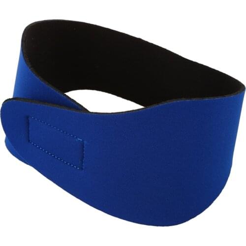 Swimming Ear Hair Band For Women Men Adult Children Neoprene Ear Band Swimming Headband Water Protector Gear Head Band blue/M