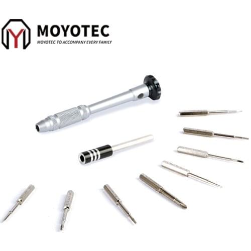MOYOTEC 10 In 1Deep Hole Screwdriver Set Telecommunication Combination Screwdriver Set Hand Mobile Phone Computer Repair Tools
