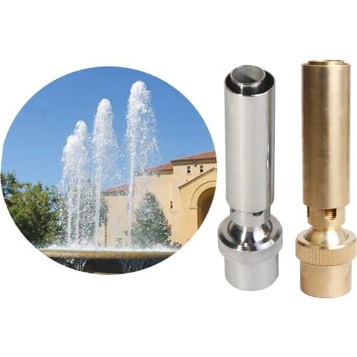 3/4" 1" 1.5" Brass Air-Blended Bubbling Jet Fountain Nozzles Spray Head For Garden Pond