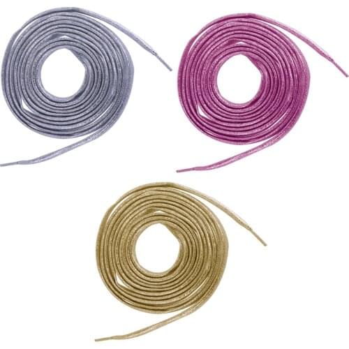 Flat Waxed Shoelace Unisex Shoestrings Polyester Cord Shoe Laces 70/110/160cm