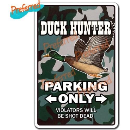 Duck Hunting - Vinyl Sticker Hunting Hunt Hunter Decal Motocross Racing Laptop Helmet Trunk Vinyl Car Sticker Die-Cut