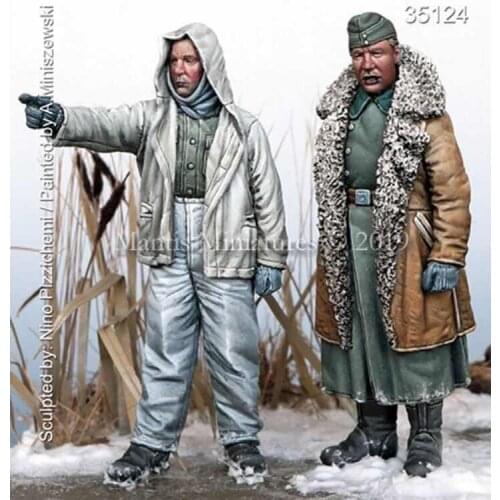 1/35 model kit resin kit Inspect the battlefield