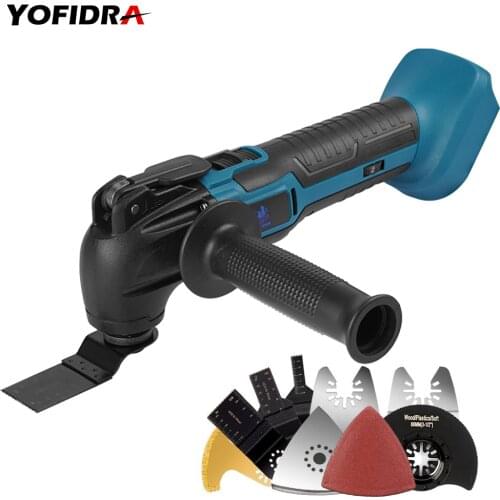 18V 200W Cordless Oscillating Multi Tool Multi Function Tool Woodworking Tool for Makita 18V Battery Compatible 1830 1840 1850