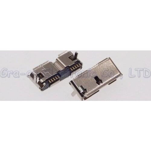 3.0 Micro usb female socket B Type Two DIP Feet Micro 3.0 usb Hard disk interface
