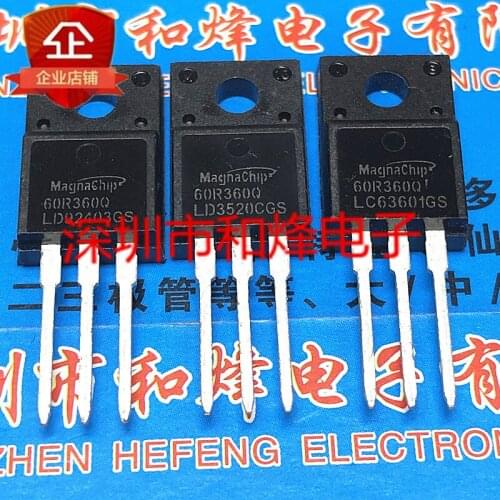 5pcs 60R360Q MMF60R360Q TO-220F 600V 11A
