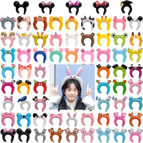 Head band aluminum foil balloons birthday favors 5pcs/lot Christmas Childrens days kids gift ballon hoop classic toys
