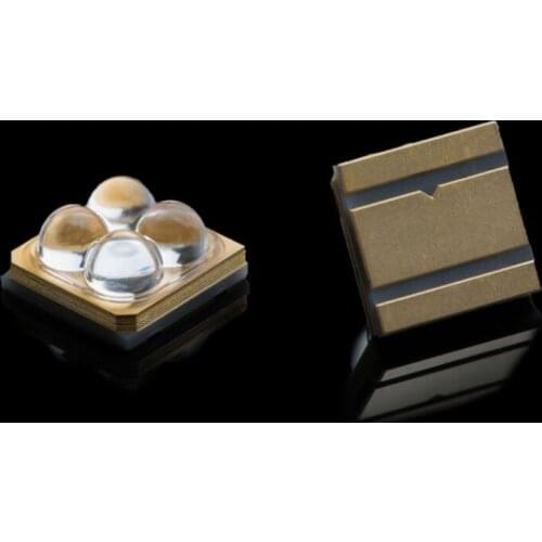 6565 UVC 270-280NM 4W Led High Power Light Bead 90-115MW 30° AIN Ceramic Substrate Quartz Glass Len UV Chip For Sterilization