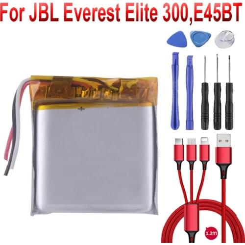 3.7V 610mAh Battery for JBL Everest Elite 300,E45BT,DUET BT Earphone New Li-Po Rechargeable Accumulator Replacement GSP753030