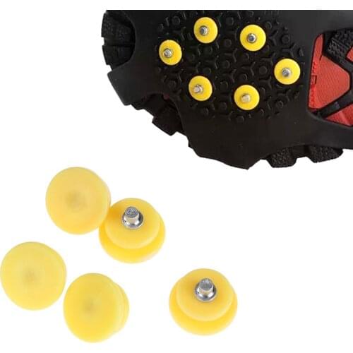 5/10pcs/set Outdoor Teeth Nail Climbing Ice Snow Crampons Spike Winter Anti-slip Shoe Cover for Climbing Fishing Travel Kit