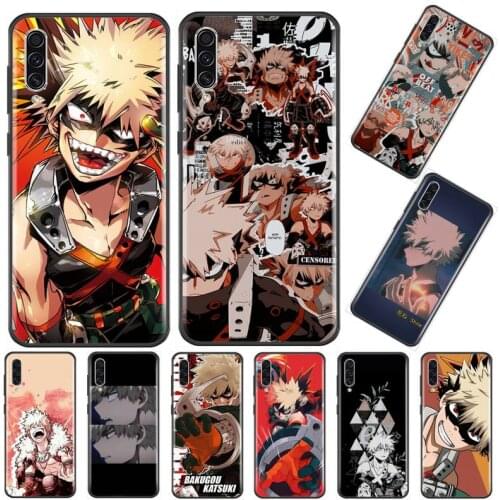 Katsuki Bakugo Boku my Hero Academia Phone Case For Samsung A20 A30 30s A40 A7 2018 J2 J7 prime J4 Plus S5 Note 9 10 Plus
