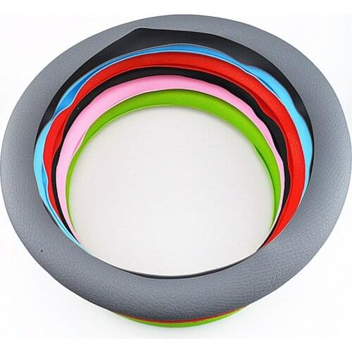 Four Seasons General Motors Silicone Steering Wheel Cover for Audi all series Q3 Q5 SQ5 Q7 A1 A3 S3 A4 A4L A6L A7 S6 S7 A8 S4 RS