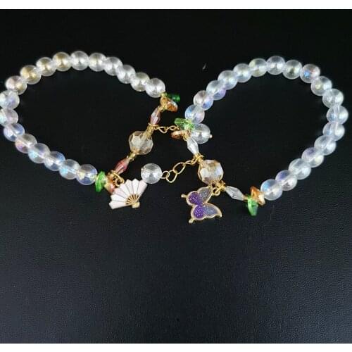 Makersland Cute Pendant Beaded Bracelet Girlfriend Jewelry Little Girl Bracelet Bracelet Child Bracelet Beaded Crystal Female
