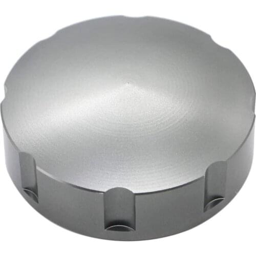 Metal Fuel Tank Cap Fuel Door Replacement Lid For Vespa GTS GTV LX Stainless-Silver