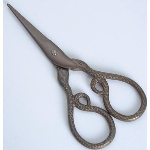 Cutting Scissors Retro Vintage Scissors Tailor Sewing Scissors For Cross Stitch Stainless Sharp Shears Handmade Fabric DIY