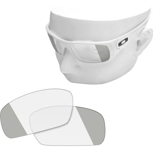 OOWLIT Replacement Lenses of Eclipse Grey Photochromic for-Oakley Crankshaft OO9239 Sunglasses