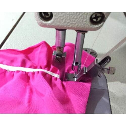 Elastic Shirring Presser Foot,Industrial(Computerized) Lockstitch Sewing Machine Parts,Steel,10 Pcs/Lot,For Juki,ZOJE