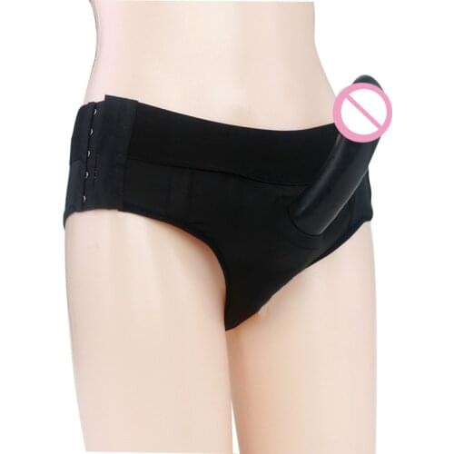 Wearable Lesbian Strapon Panties Strap on Dildo Elastic Underpants Sex Products for Woman Couples Gay Strapon Harness Underwear