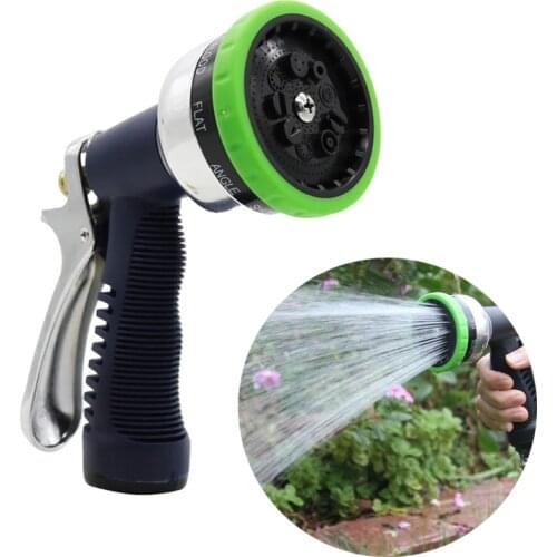 High Pressure Water Gun 9 Patterns Adjustable Spray Gun Car Wash Garden Water Sprayers Irrigation Tools Dropshipping