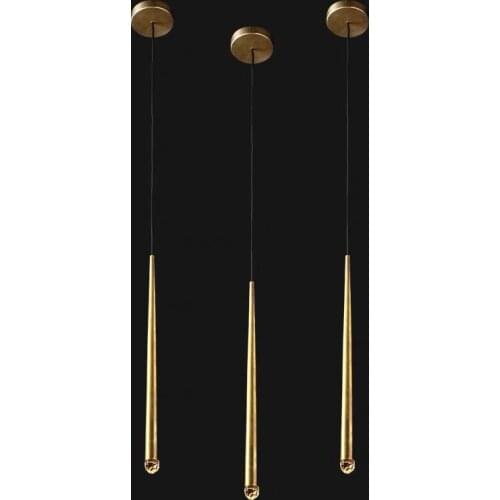 Gold Crystal Water Drop Led Pendant Llights Modern Kitchen Hanging Lamps Dining Room Light Fixtures Industrial Lamp Home Decor