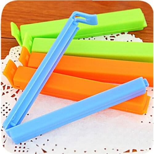 10PCS Portable New Kitchen Storage Clips Food Snack Seal Sealing Bag Clips Sealer Clamp Plastic Tool Kitchen Accessories