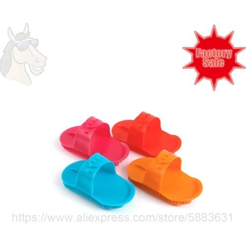 23 2003 Curry comb (small size) with adjustable buckle 12.8*6cm for horse grooming massage clean horse body factory direct sale