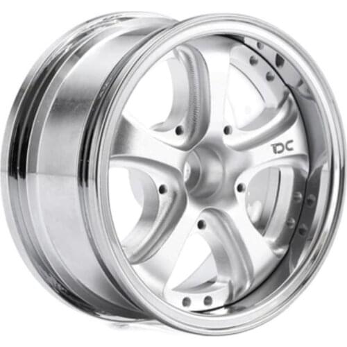 4Pcs 1/10 RC Car Model Metal Wheel Hubs VSKF Drift Flat Running Aviation Aluminum Alloy Wheel Hub Ring Simulation DC-50053