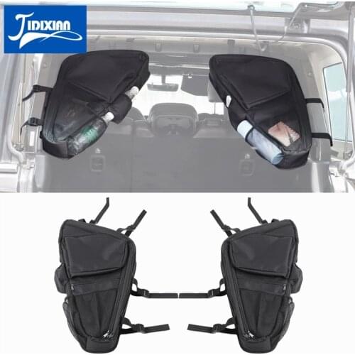 MOPAI Stowing Tidying Car Door Side Anti-Roll Storage Bag for Jeep Wrangler JK JL 2007-2021 4 Door Accessories