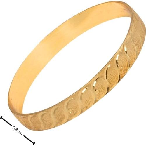 8 mm Child Gold Plated Bracelet