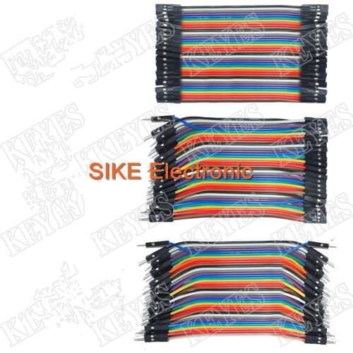 Dupont line 120pcs 10cm male to male + male to female and female to female jumper wire Dupont cable