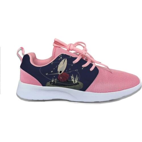 Game Hollow Knight Cartoon Hot Cute Fashion Sport Running Shoes Breathable Lightweight Mesh Sneakers 3D Print For Women
