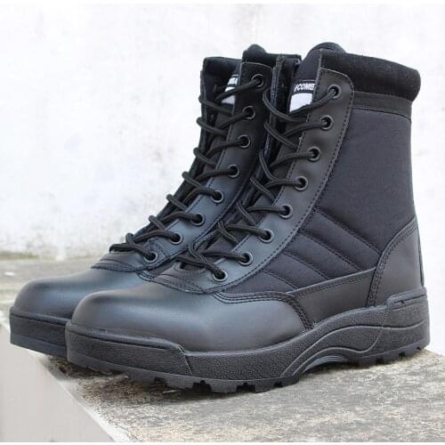 Men Winter Outdoor Travel Military Boots Assault Tactical Boots Sneakers Male Special Forces Non-slip Wear Sports Desert Boots