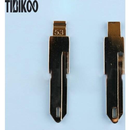 NO.53 Replacement Key Blade for Peugeot 206 Side Groove