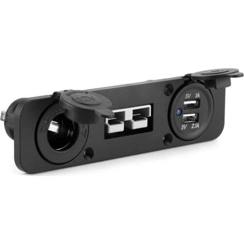 Cigarette Socket 50A 600W Detachable Car USB Charger Convinient Dual USB Ports for Charging Large Transportation Vehicles Supply