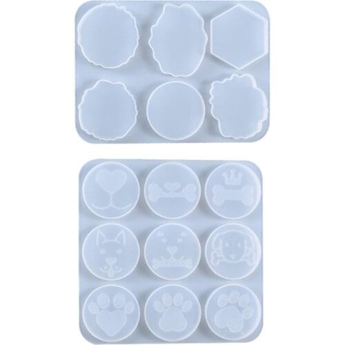 DIY Crafts Jewelry Decorations Making Tool Crystal Epoxy Resin Mold Cute Pet Ornaments Casting Silicone Mould