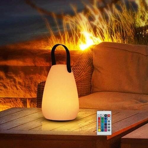 Indoor Lighting Camping Emergency Light Bedside Lamp Remote Control Creative Lovely Portable Night Light Hand Lamp